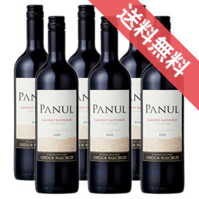 ビーニャ・マルチグエ　パヌール　カベルネ　6本セットPanul Cabernet チリワイン/コンカグワ/赤ワイン/ミディアムボディ/750ml×6/モトックス