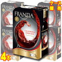 【送料無料】【メルシャン ワイン】ザ・ワイングループ 　フランジア　フランジア　ダークレッド　バッグ・イン・ボックス 3000ml　4本ケース販売Franzia Red アメリカ/カリフォルニアワイン/赤ワイン/ライトボディ/3000ml×4【ケース売り】