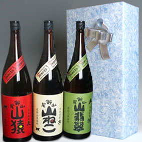 山猿 山ねこ 山翡翠 3本セット 1800ml山猿 1800ml×1 山ねこ 1800ml×1 山翡翠1800ml×1芋焼酎 麦焼酎 米焼酎 宮崎県 お祝い/誕生祝い/贈り物/誕生日プレゼント/飲み比べセット