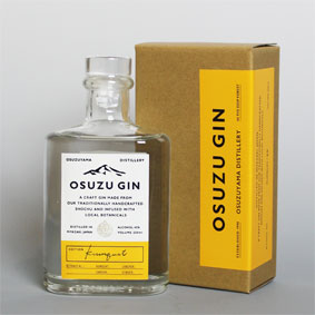 【尾鈴山蒸留所】 OSUZU GIN Kumquat（金柑） ジン 200ml【百年の孤独の蔵元黒木本店の別蔵】 尾鈴山　 [ メッセージカード　OK！]クラ..