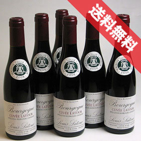 ルイ・ラトゥール　ブルゴーニュ　キュベ　ラトゥール（赤）ハーフボトル　6本セットLouis Latour Bourgogne Cuvee Latour Rouge フランスワイン/ブルゴーニュ/赤ワイン/ミディアムボディ/ハーフワイン/375ml×6