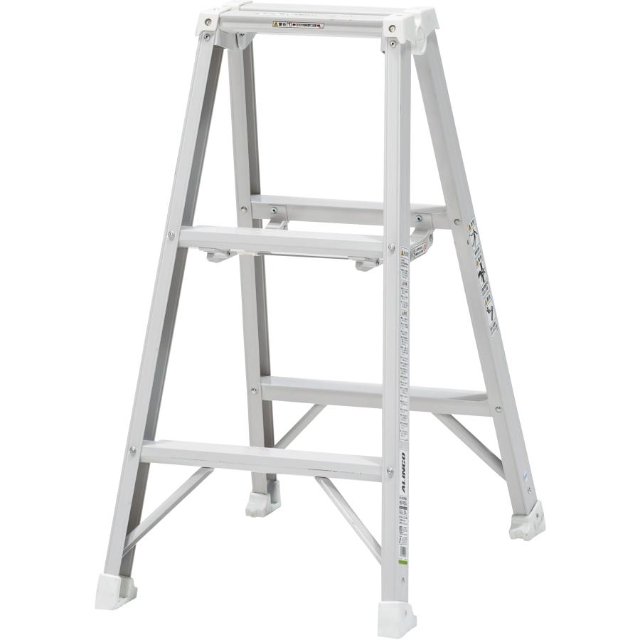 乐天商城 - アルインコ(ALINCO) ホワイト軽量専用脚立　約90cm（130kg仕様） MSW90SX ホワイト