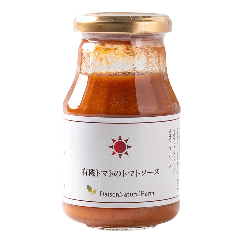 【商品説明】 鳥取県産の有機トマト（品種：サンマルツァーノ）のおいしさを最大限に活かすため、ソテーにして甘みを引き出した鳥取県産有機玉ねぎ・レモン果汁・食塩・ローレルのみを加えて作ったトマトソースです。 お好みの具材を合わせてパスタ、ピザのソースに、トマトスープやソテーした鶏肉、ハンバーグ、ロールキャベツにかけてお召し上がりいただけます。 原材料 原産地・製造地 有機認証 遺伝子組換区分 特徴 有機トマト 鳥取県産 有機JAS認証 対象外 品種：サンマルツァーノ 有機玉ねぎ 鳥取県産 有機JAS認証 対象外 レモン果汁 日本（瀬戸内、和歌山） なし 対象外 食塩 国産 なし 対象外 ローレル トルコ なし 対象外 【有機JAS認証】 無し 【内容量】 250ml 【アレルギー原材料】 アレルギーなし 【販売者】 (株)ビーガニック 〒689-4104 鳥取県西伯郡伯耆町番原498 TEL 090-1685-1341 / FAX 0859-57-8847 【製造者】 友田セーリング株式会社 〒684-0046 鳥取県境港市竹内団地80番地 TEL 0859-47-2100 / FAX 0859-57-8847