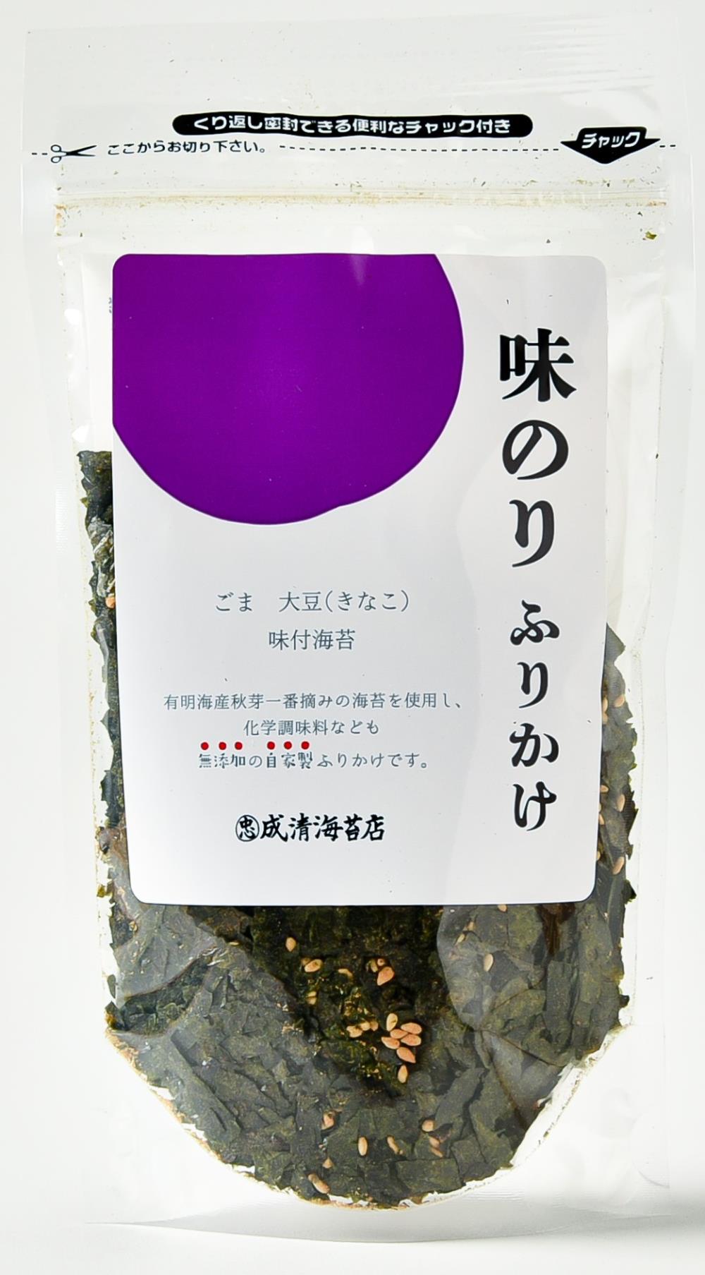 【成清海苔店】味のりふりかけ 50g / きな粉 ごま お弁当 おにぎり サラダ 有明産 国産
