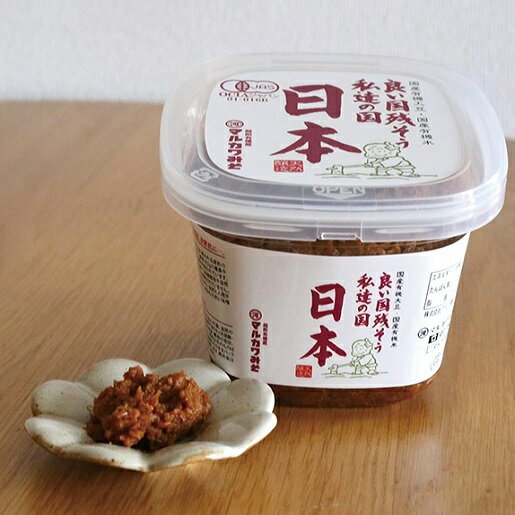 マルカワみそ 有機みそ日本 600g