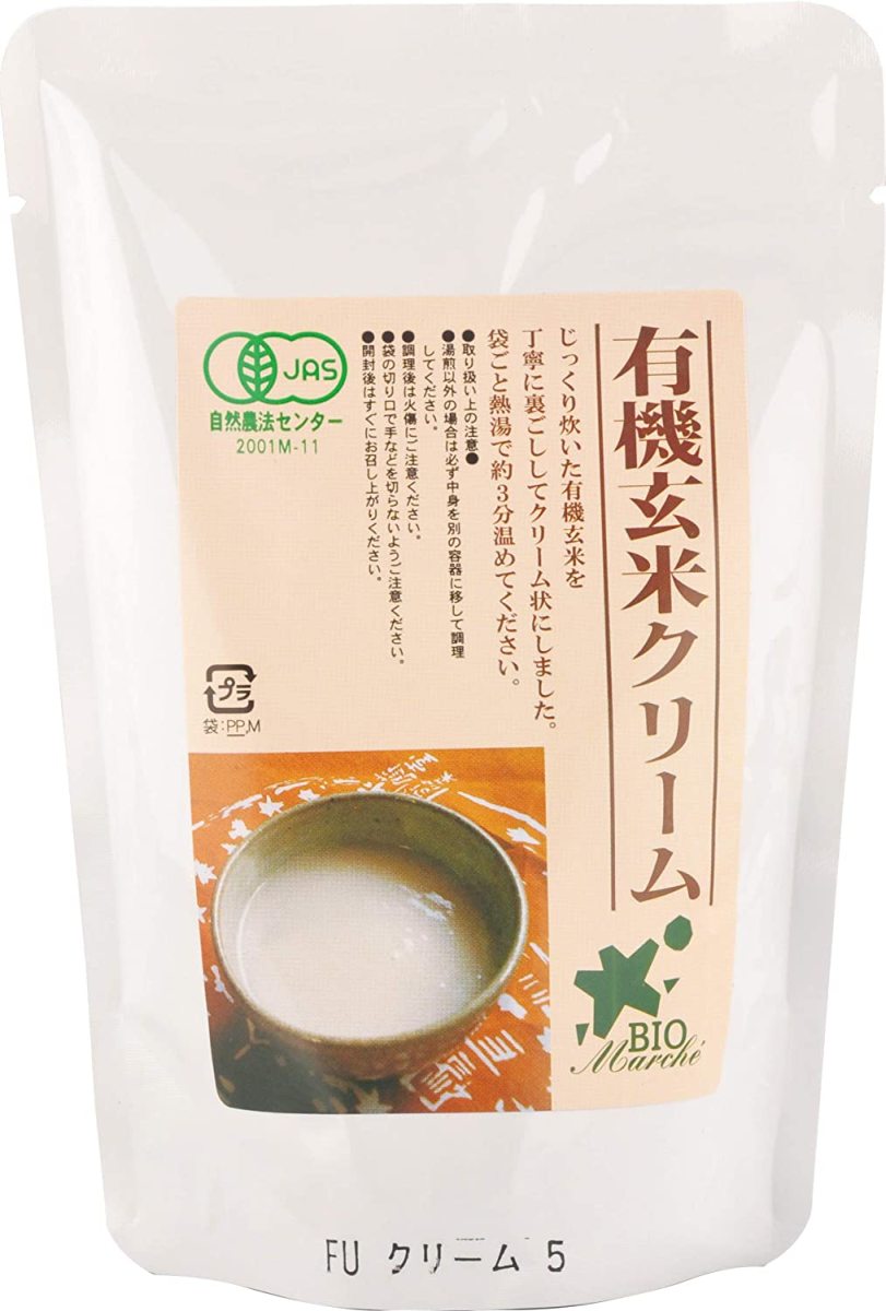 ビオマーケット ビオマルシェ 有機 玄米クリーム 200g