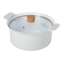 コーナンオリジナル LIFELEX セラミック両手鍋 24cm KHK05-1787/シリコーンカバー ふきこぼれにくい 料理 セラミックコート 焦げにくい ラ...