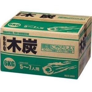 コーナン オリジナル BBQ用 木炭 6kg (F)KG23-6290（5～7人用）