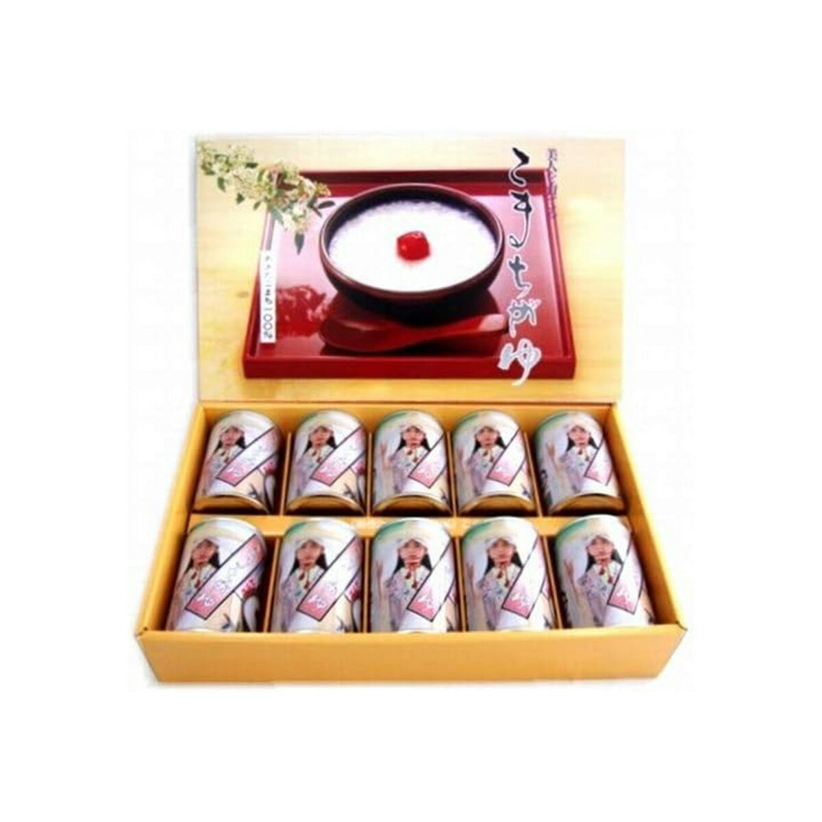 【こまち食品工業】こまちがゆ 10缶セット 化粧箱入 280g×10