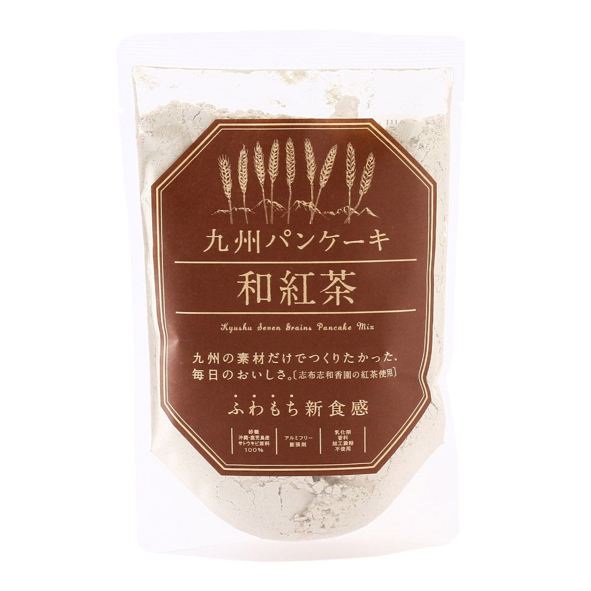 【九州テーブル】九州パンケーキ 和紅茶 200g/スイーツ パンケーキ パンケーキミックス 和紅茶 宮崎県九州素材 ふわもち食感 紅茶味 ホットケーキ 新食感 鹿児島県志布志市産 和香園 朝食 おや…