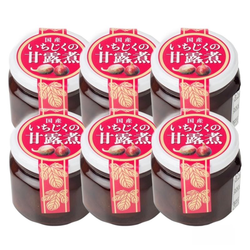 ★エントリーP10★11/20 20:00-11/27 1:59 【マルシンフーズ】国産いちじくの甘露煮 6本セット 260g×6本 ..