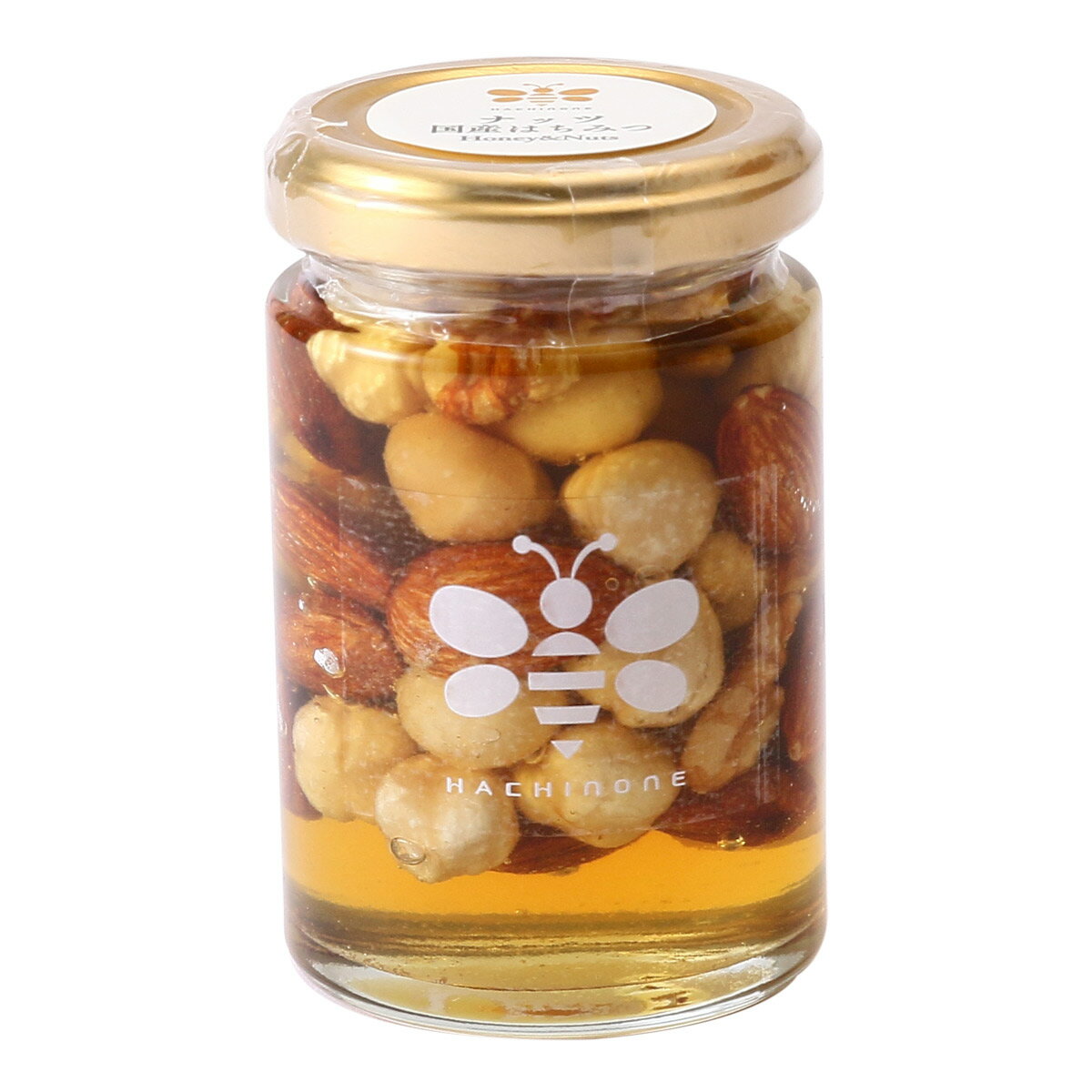 【蜂の音】ナッツ国産はちみつ 150g ハチミツ 蜂蜜 お菓子 ギフト 贈り物 おつまみ アーモンド くるみ マカダミアナッツ ヘーゼルナッツ 調味料 大分 宇佐市 大分県