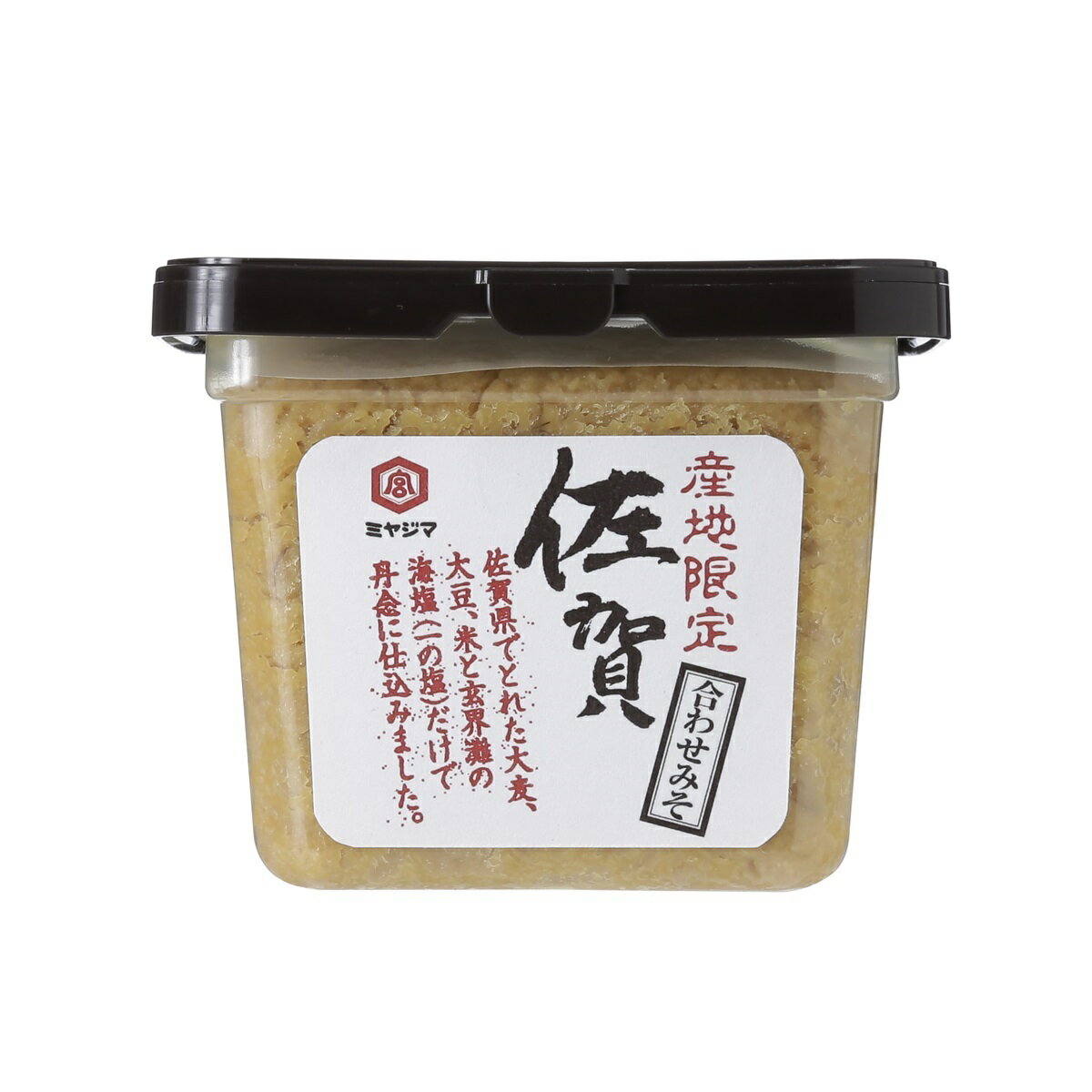 【宮島醤油】佐賀みそ 500g / 宮島醤油 合わせ味噌 あわせ味噌 あまくち味噌 九州 佐賀県 カップ味噌
