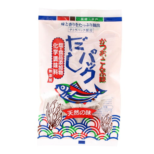 【長田食品】かつお・こんぶ味 だしパック 64g(8g×8包) 【長田食品】かつお・こんぶ味 だしパック 64g(8g×8包)