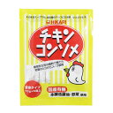 【商品説明】飼育方法にこだわった国産若鶏から取れたとりがらスープに国産有機野菜と有機醤油をあわせ、添加物を必要とする顆粒タイプではなく液体タイプにしたこだわりチキンコンソメです。 液体タイプなのでデキストリンは使用していません。 とりがらスープはワクチン以外の抗生物質や抗菌剤を使用せず、分別生産流通管理済みのとうもろこし・大豆、およびPHFコーンなど、植物性主体の飼料で育てた(株)秋川牧園の若鶏のガラを使用したとりがらスープを使用しています。 たまねぎ、にんじん、キャベツ、セルリーは100％国産有機です。 醤油は国産有機丸大豆(遺伝子組み換えでない)・小麦より醸造し、1年以上熟成させた有機本醸造醤油です。 砂糖は国産粗糖を使用しています。 保存料、着色料、調味料(アミノ酸等)、たんぱく加水分解物、酵母エキスは使用していません。 [お召し上がり方] ◆簡単にスープでお飲みいただく場合(1人分) 1袋を150〜200mlのお湯に溶かし、クルトンやパセリを浮かべたり、溶き卵やワカメ、ネギ等お好みの具材を入れてお飲みください。 溶き卵を入れられる場合、お鍋にてスープを温めながら入れられると美味しくいただけます。またお好みで胡椒等をおかけください。 (お好みに合わせてお湯の量を調整してください。 ◆お料理では、様々なスープやポトフ、ロールキャベツ、カレー、ミートソース、シチュー等のベースにご使用ください。 150〜200mlの水に1袋が目安です。 スープ(1〜2人分)：1袋、カレー・シチュー(4人分)：2〜3袋 (お料理やお好みに合わせて、使用量と水の分量を調節してください。)【原材料】とりがらスープ(鶏骨(国産)、食塩)、食塩、有機醤油(大豆・小麦を含む)、砂糖、有機たまねぎピューレー(有機たまねぎ、食塩、有機米酢)、有機濃縮にんじん、有機キャベツピューレー、有機セルリーピューレー、香辛料【内容量】80g(10g×8袋)【原産地】日本【保存方法】常温【アレルギー】小麦、大豆、鶏肉