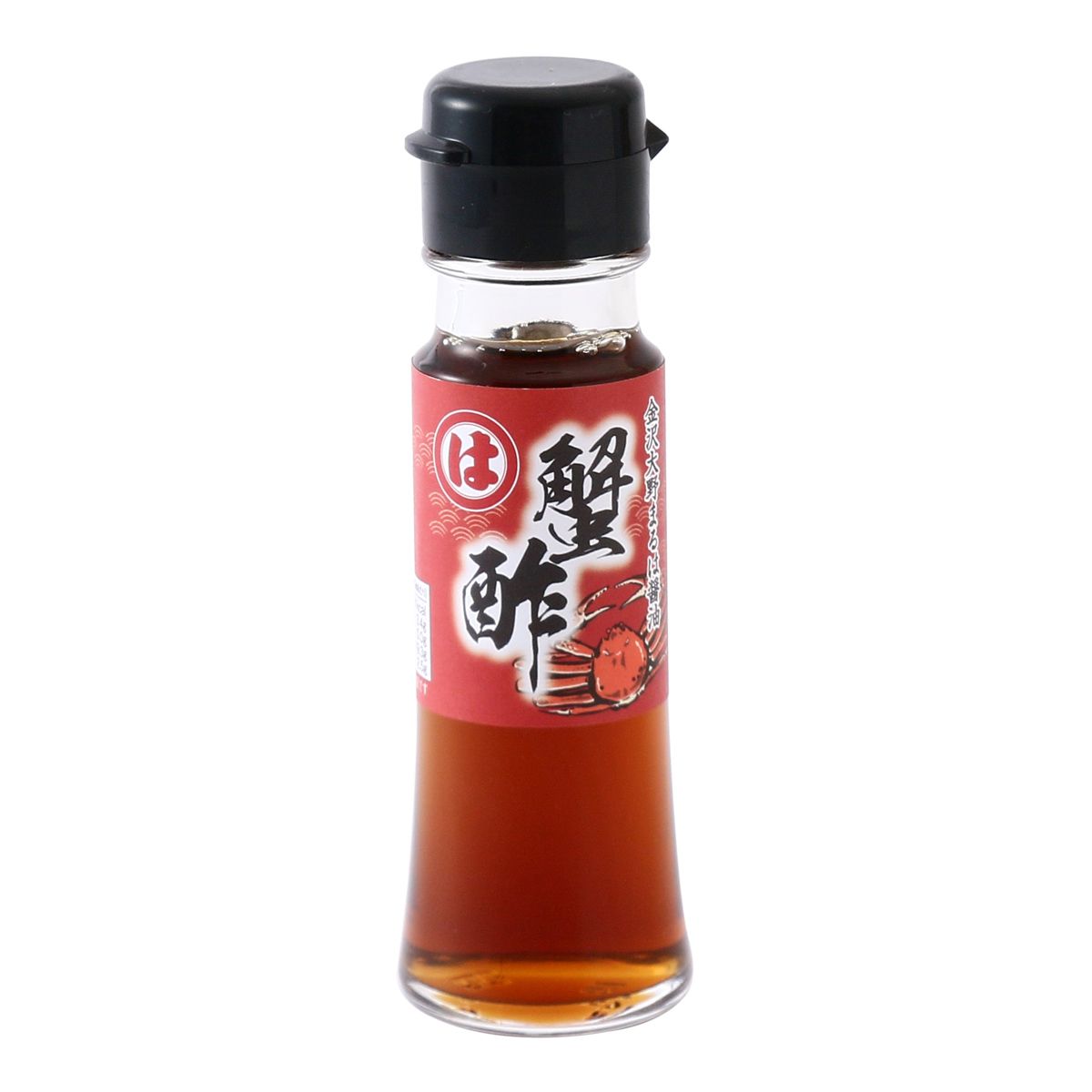 【橋栄醤油みそ】蟹酢 瓶 50ml/酢 蟹 かに酢 カニ酢 瓶入り 卓上タイプ 醤油 石川県 本醸造醤油 調味料 まるは醤油 金沢 金沢大野 上品 瓶入り 地産地消 酸度