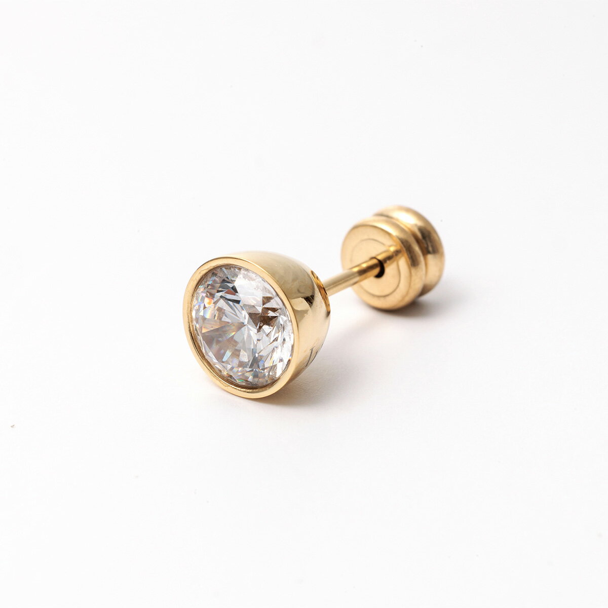 LION HEART ライオンハート ピアス 片耳用 スタッドピアス LHMP002NYC / アクセサリー ジュエリー シンプル ブランド プレゼント ギフト 贈り物 カップル ご褒美 おしゃれ オシャレ 大人 記念日 誕生日 誕プレ 記念 レディース メンズ