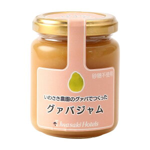 【岩崎産業】グァバジャム 155g / フルーツジャム グァバ いわさき農園 鹿児島県 瓶入り お土産 オリジナルジャム 砂糖不使用