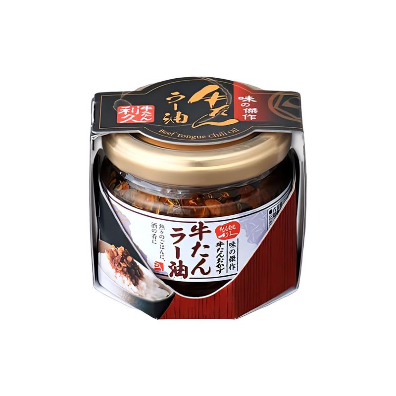 【利久】牛たんラー油 100g / 惣菜 グルメ 牛タン 仙台 瓶詰め 瓶詰 ご飯のお供 調味料