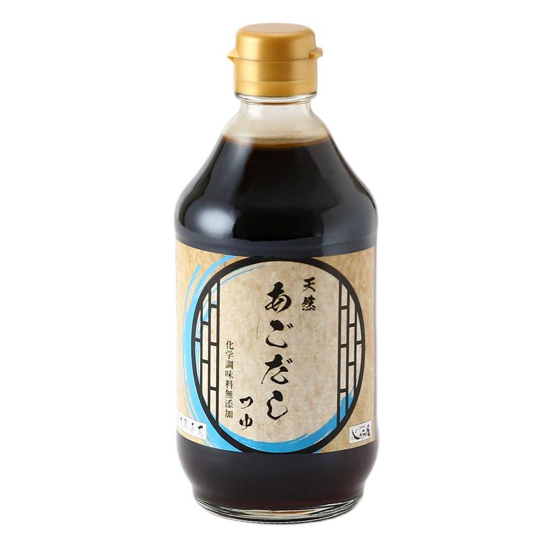 【マルイケ】天然あごだしつゆ 400ml / 調味料 万能調味料 だしつゆ つゆ コラボ商品 弥太郎寿司 じゃこ屋 出汁つゆ 瓶入り 無添加 鹿児島県