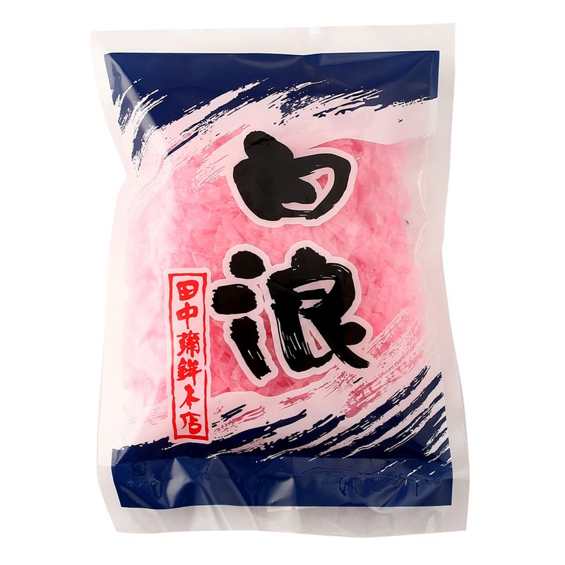 【田中蒲鉾本店】白浪(赤) 30g / つまみ おかず 愛媛県 特産品 かまぼこ 蒲鉾 削り蒲鉾 ふわっと食感 袋入り トッピング 料理の具 和え物 添え物 そのまま めずらしい お取り寄せ カマボコ 彩り 愛媛名産品 お土産 手土産