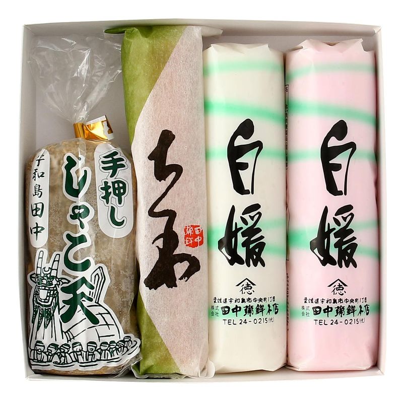 ★エントリーP10★11/20 20:00-11/27 1:59 【田中蒲鉾本店】かまぼこ・ちくわ・じゃこ天セット 白媛(90g×2本)、ちくわ(60g)、手押...