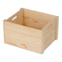 コーナンオリジナル ウッドBOX M ナチュラル 無塗装 外寸:約W360XD280XH200mm WBS01-0074 / 積み重ね可能 おしゃれ 木箱 収納