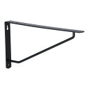 ★最大2400円OFFクーポン!~6/11 01:59★コーナンオリジナル LIFELEX ライフレックス アイアン棚受 270×135mm ブラック / 5kg スチール シンプル スタイリッシュ