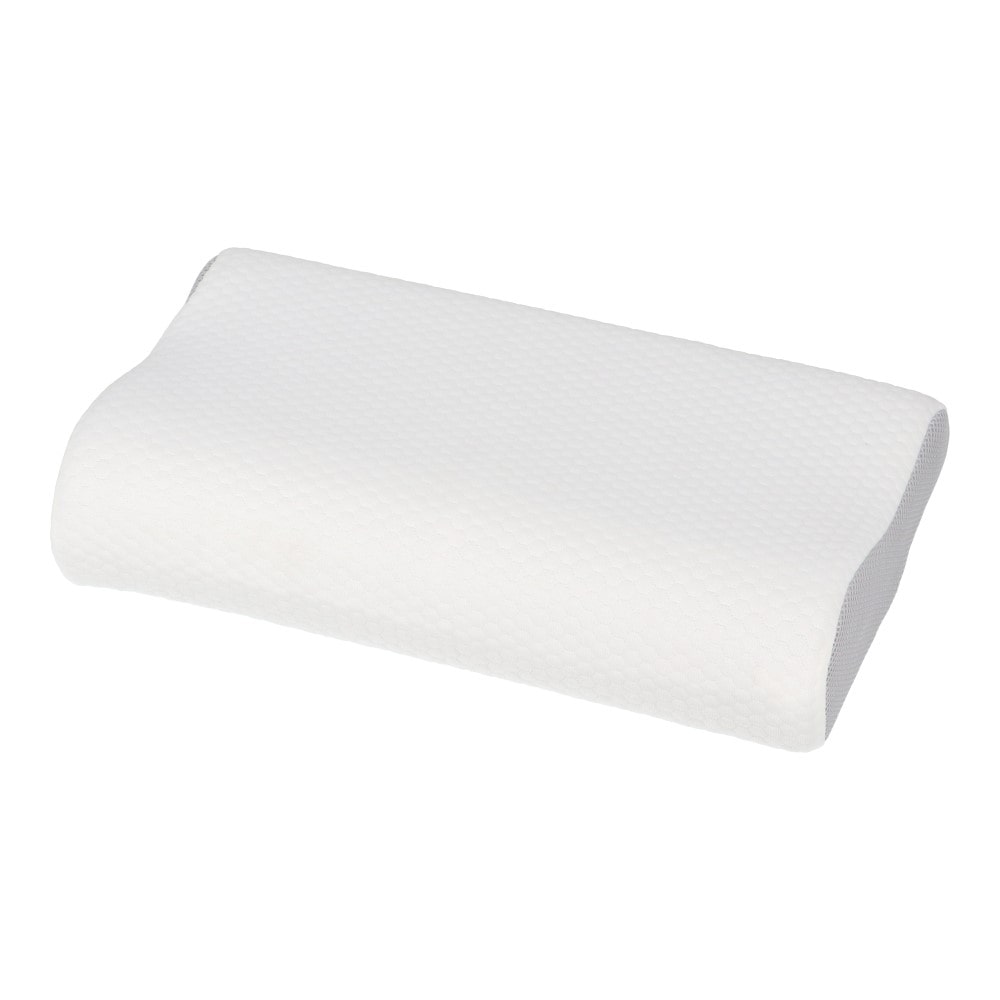 コーナンオリジナル LIFELEX ライフレックス 首元フィット低反発枕 約30×50×7~10cmWH / 安眠 睡眠 ホワイト 制菌 防臭のサムネイル