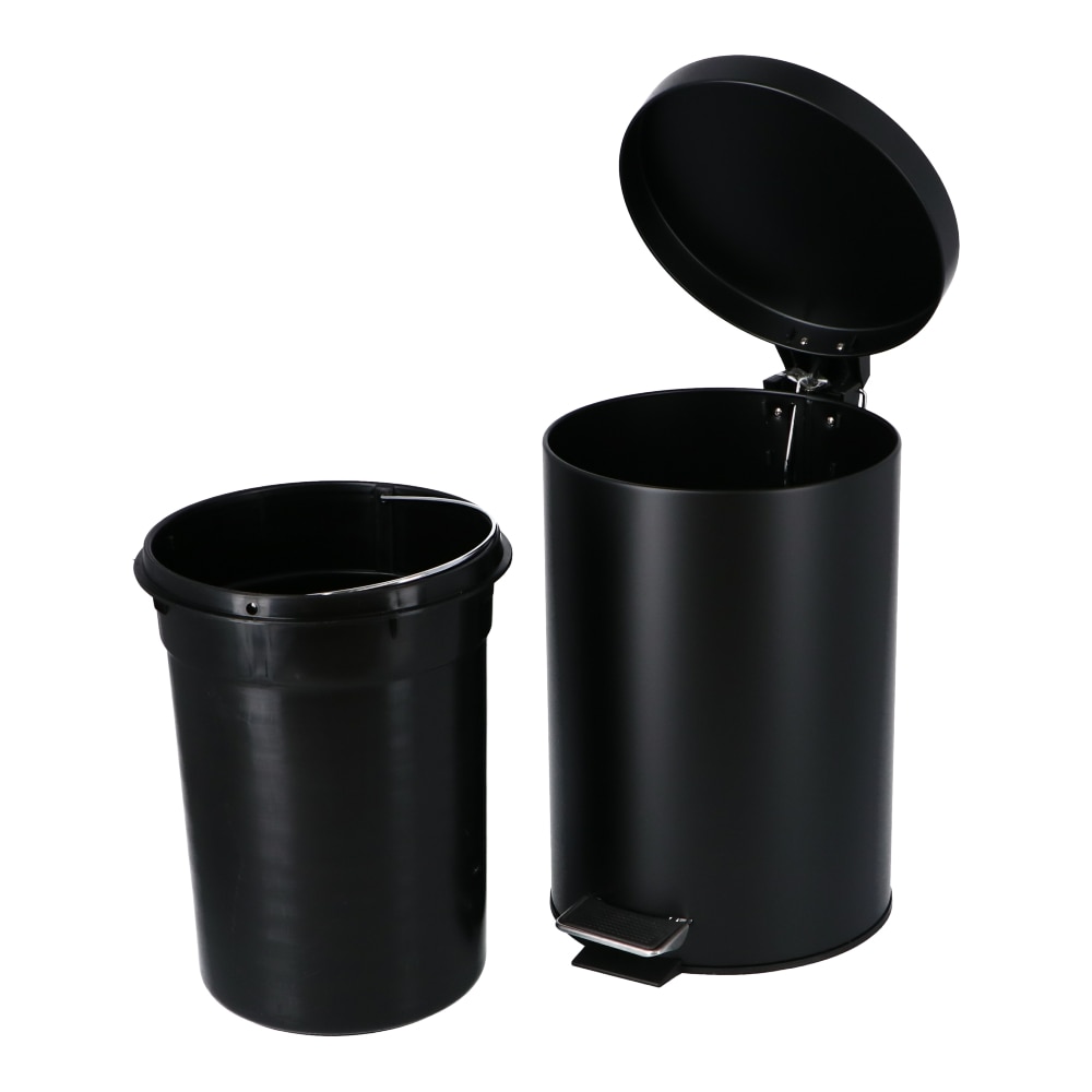 ★先着40枚限定クーポン★ コーナンオリジナル LIFELEX ライフレックス ペダルペールBK 12L WBR001L12 / ブラック ゴミ箱 ダストボックス (約):幅250×奥行(ペダル含)315×高さ392m コーナン [3]