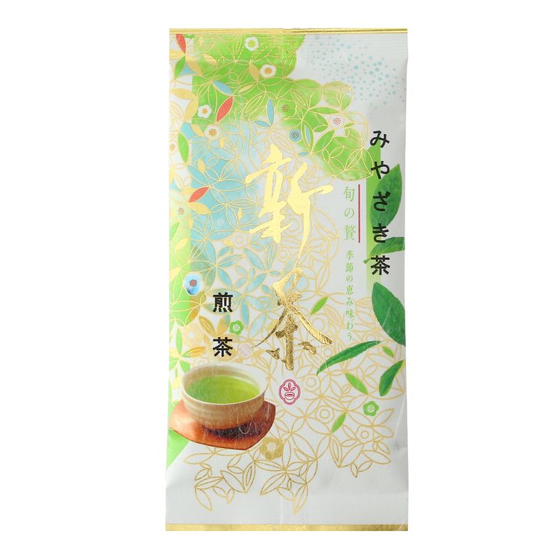 ★クーポン配布！10/14 20:00-10/17 9:59★ 【宮崎経済連直販】新茶 みやざき茶 煎茶 100g / お茶 緑茶 煎茶 茶葉 宮崎県 みやざき茶 みやざき 袋入り 煎茶 新茶 自然風味 ほっとひと息 ティータイム 宮崎産