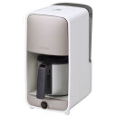 タイガー コーヒーメーカードリップ(透過)式1~6杯グレージュホワイト ADC-A061WG / 珈琲 コーヒーメーカー ドリップ式 シャワードリップ