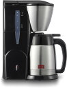 メリタ コーヒーメーカー メリタ(Melitta) フィルターペーパー式コーヒーメーカー 700ml メリタ ノアプラス ブラック 5杯用 SKT55-1B