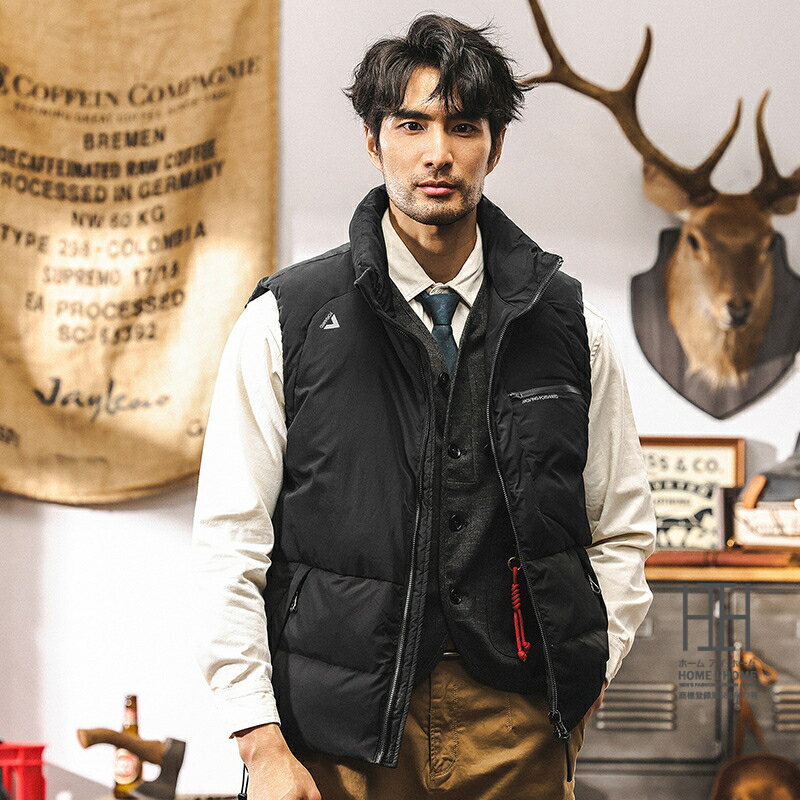 ダウン90 ダウンベスト メンズ 大きいサイズ 軽量 おしゃれ 暖かい 防寒 保温 ふんわり ダウンジャケット 秋冬 あったか キャンプ アウトドア バイク 通勤 通学