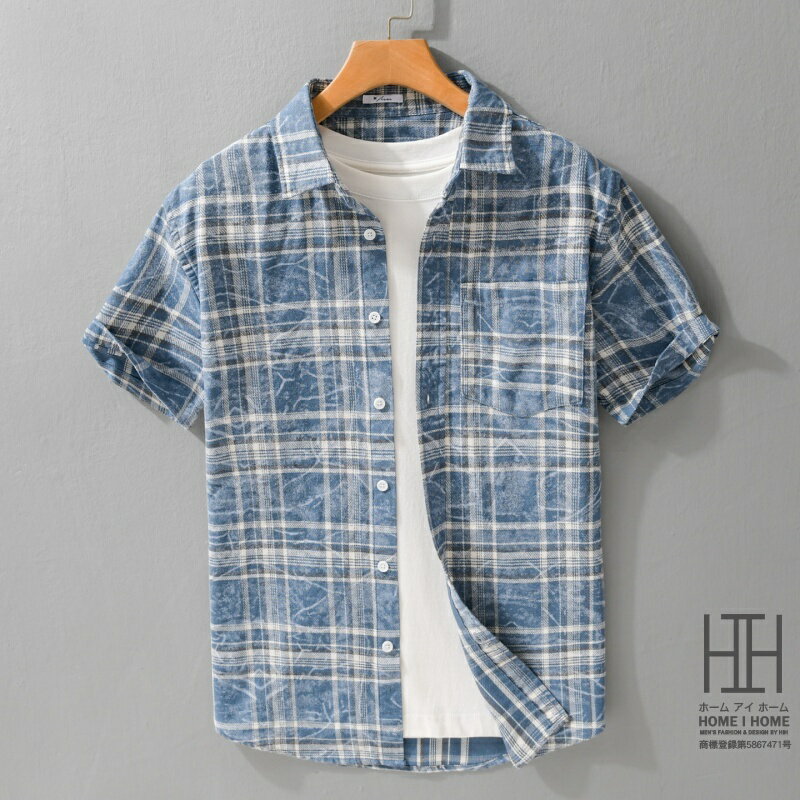 Rakuten - チェックシャツ 半袖シャツ メンズ おしゃれ アメカジ チェック柄 薄手 夏 カジュアルシャツ ヴィンテージ メンズシャツ トップス