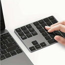 テンキー ワイヤレス 電卓 無線 キーボード パソコン PC Windows Mac 数字キー パッド 電卓 小型 軽量 周辺機器 デジタルキーボード 財務会計