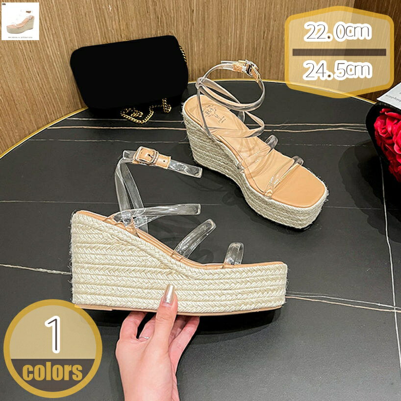 1000円OFFクーポン 厚底 サンダル オープントゥ 履きやすい ストラップサンダル バ...