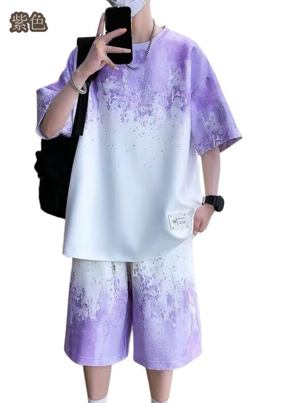 500円OFFクーポン セットアップ メンズ 半袖 夏服 大きいサイズ 2点セット 上下セ...