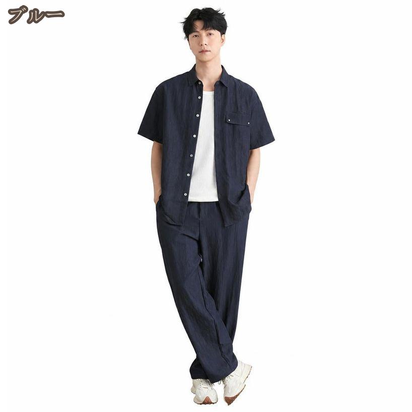 セットアップ メンズ 半袖 夏服 大きいサイズ 2点セット 上下セット tシャツ ジャ...