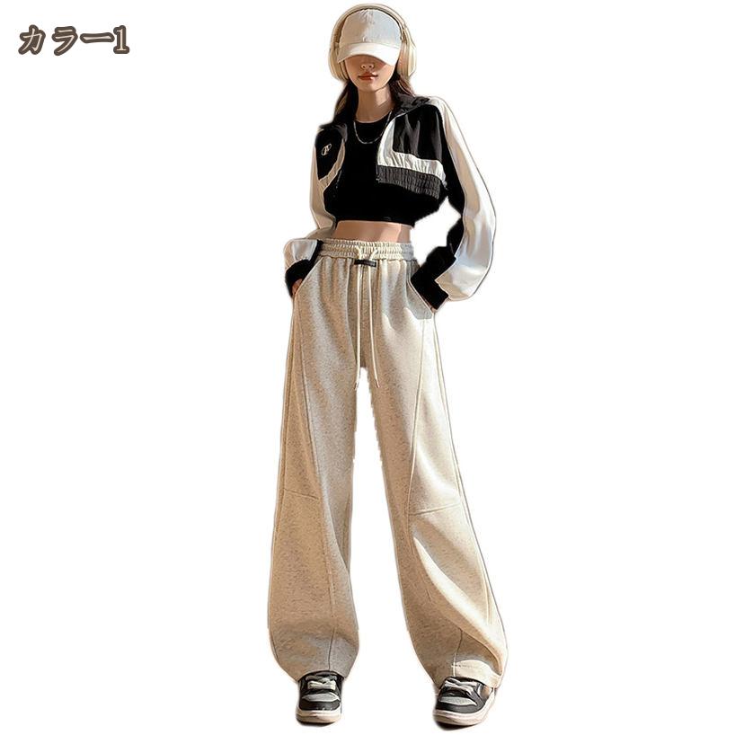 HIKARIplusの810円OFFクーポン スウェットパンツ ジョガーパンツ ロング ズボン スポーツ ランニング ロングパンツ ジャージパンツ スウェットパンツ ジョガーパンツ スポーツウェア レディース カジュアル ゆったり トレーニング コーデやすい おしゃれ hikari-plus｜アングル2