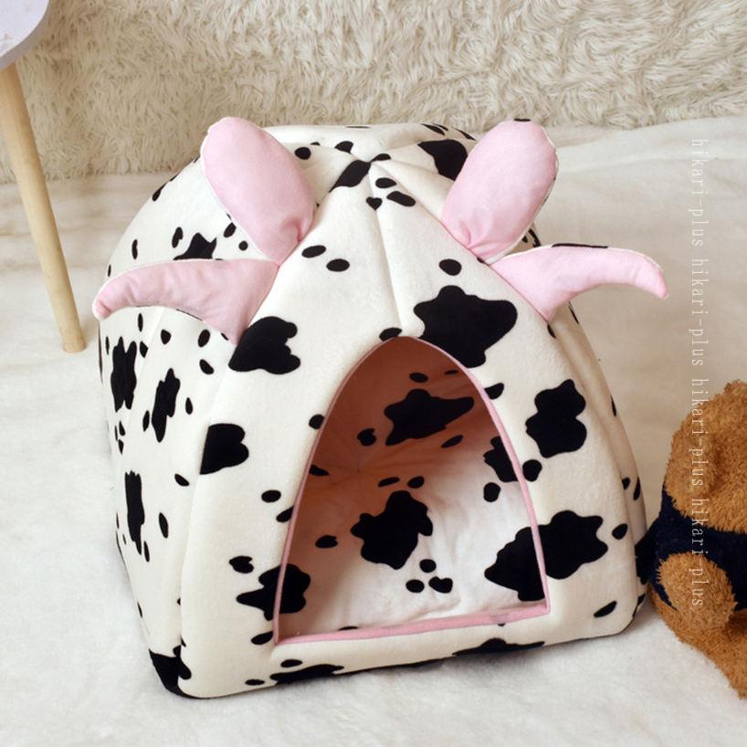 300円OFFクーポン 猫 ベッド 冬 猫ハウス ペット用寝袋 ドーム型 犬小屋 クッショ...