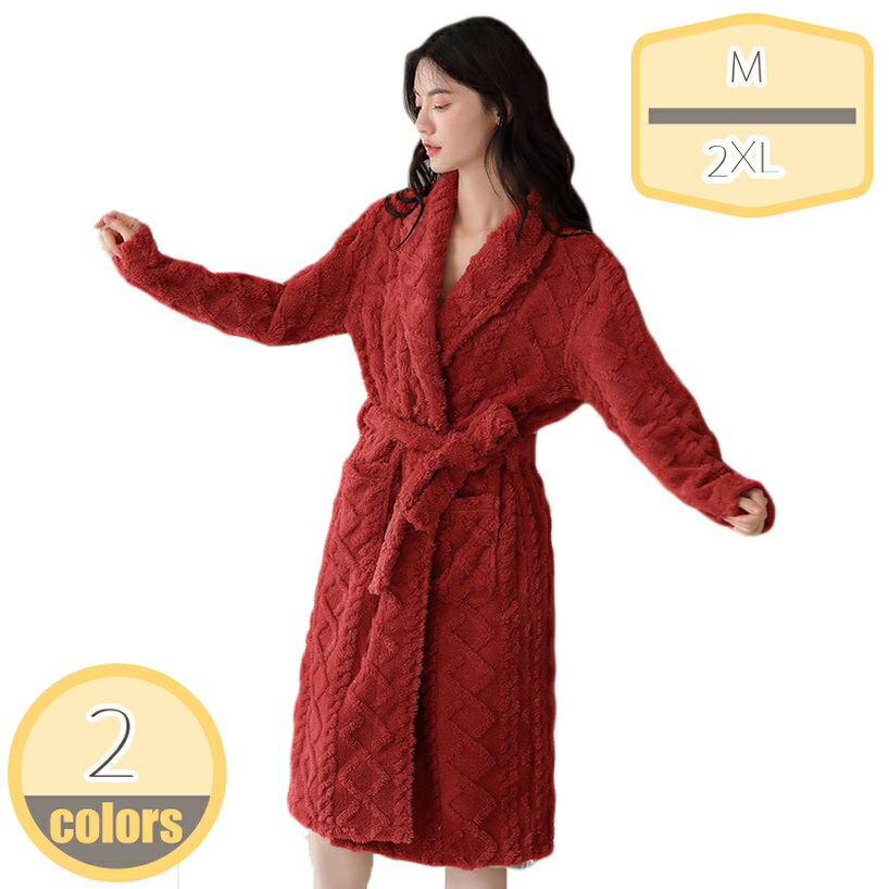 バスローブ ガウン ワッフル生地 メンズ レディース 部屋着 ルームウェア 優しい肌触り 男女兼用 ホテ..