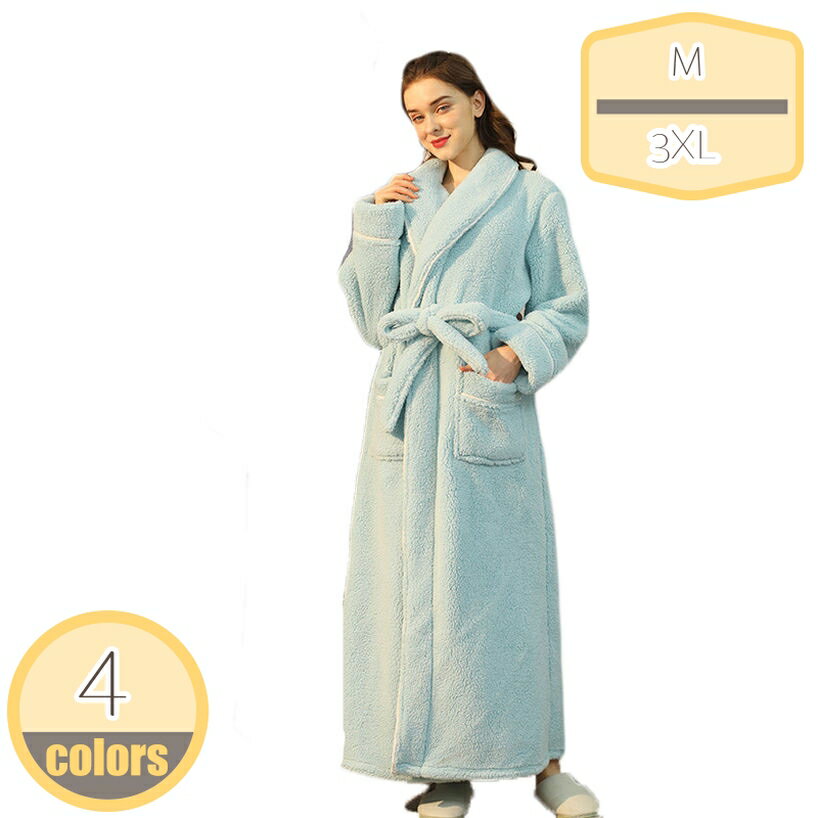 バスローブ レディース メンズ 速乾 コットン 綿 ガウン 軽量 吸水 お風呂上り タオル地 ワッフル生地 ..
