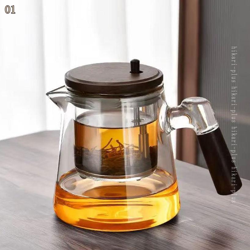 500円OFFクーポン ガラス茶器 耐熱ガラス製 お茶入れ 喫茶店 キッチン用品 ハンド...