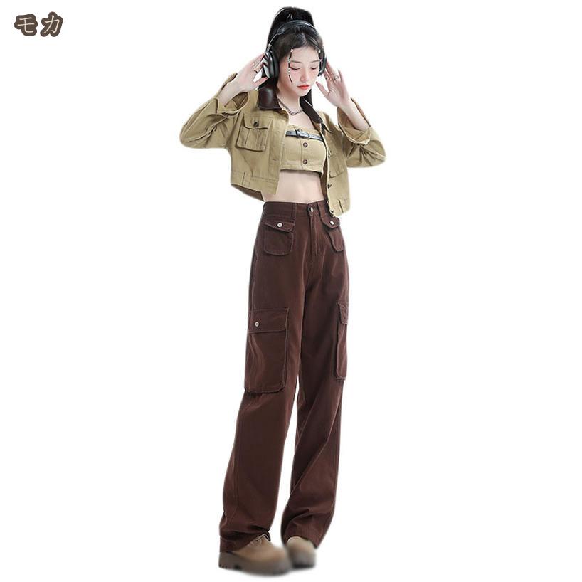 ワイドパンツ デニムパンツ レディース ジーン...の紹介画像2