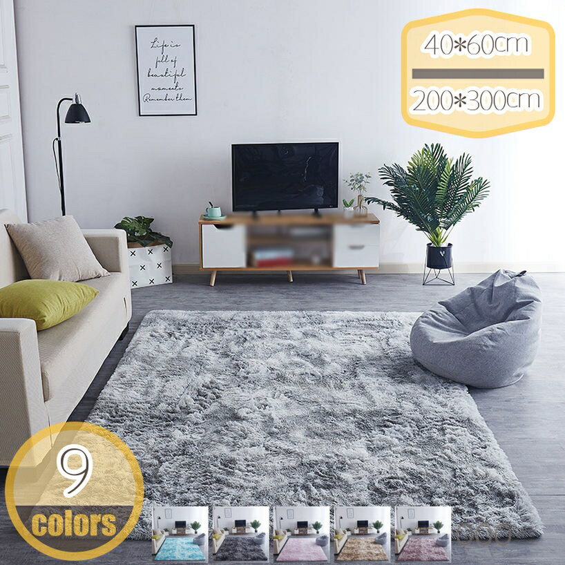 メイン素材：ポリエステル【素材】ポリエステル繊維 【厚さ+毛足の長さ】約4cm ★サイズ★：80*120cm 80*160cm 120*160cm 120*200cm 140*200cm 160*230cm 200*300cm 40*60c...