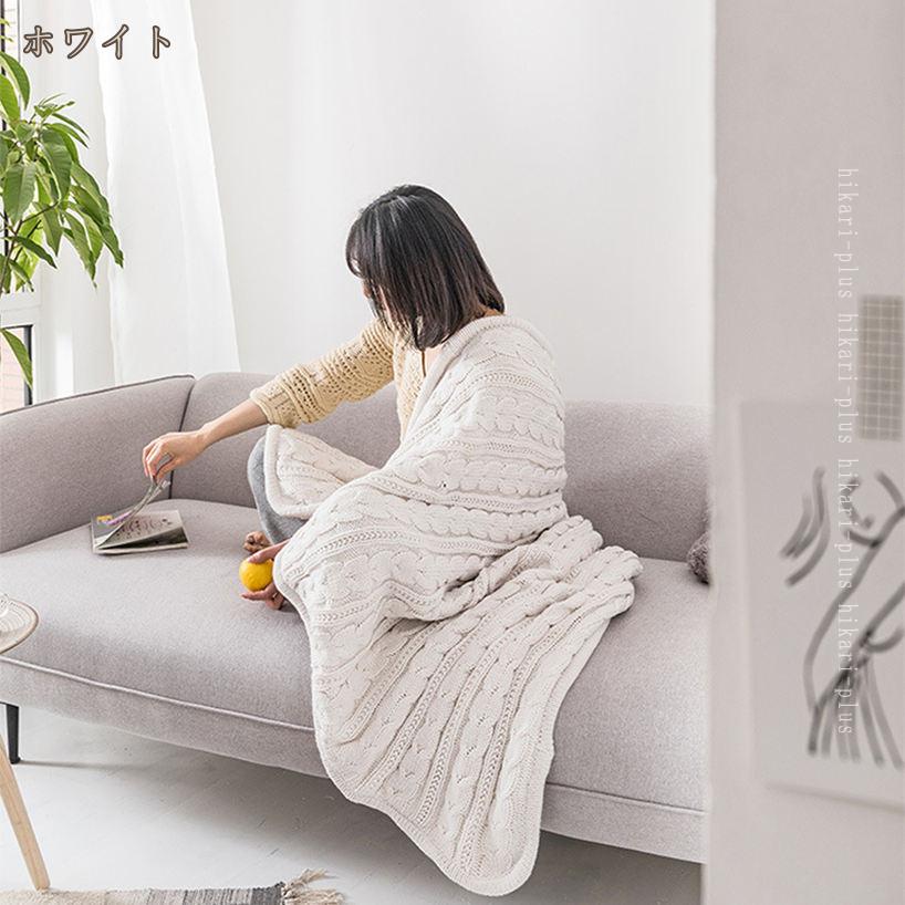 1000円OFFクーポン 毛布 シングル 2枚合わせ あったか 冬 マイクロファイバー ブランケット ニット 洗える 静電気防止 暖かい 柔らかい ふわふわ シープ調 ブラウン 北欧風 プレゼント 秋冬 可愛い 羽織 子供 冷房対策 防寒対策 モウフ hikari-plus [2]