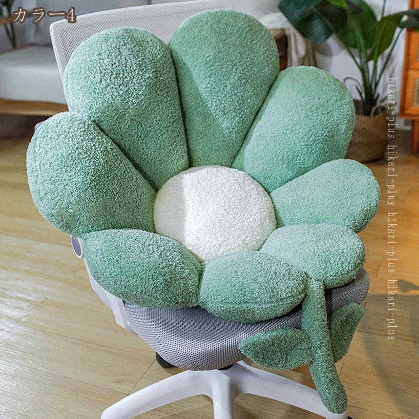 1000円OFFクーポン フラワー ラウンド クッション 丸 座布団 おしゃれ かわいい ク...