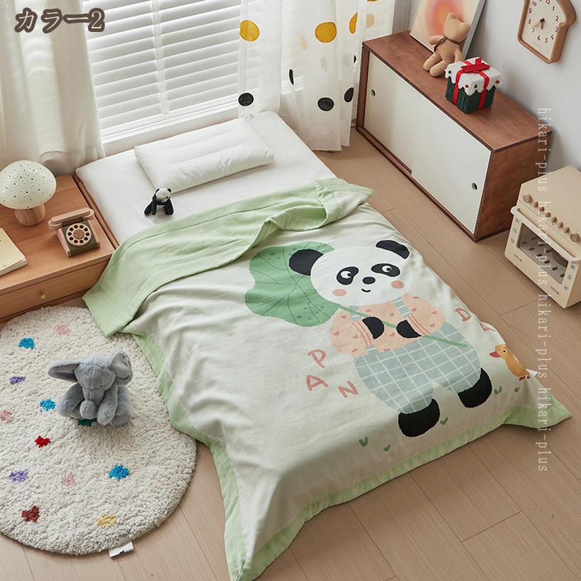 500円OFFクーポン ガーゼケット 2重 ハーフ お昼寝 ブランケット ベビー 赤ちゃん ...