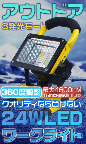 充電式ポータブル投光器
